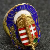 Vitézi jelvény miniatűr gomblyuk jelvény